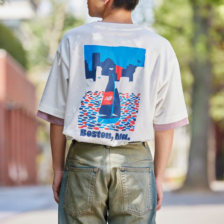 New Balance（ニューバランス）別注リラックスプリントTシャツ | coen【men】 | 詳細画像14 