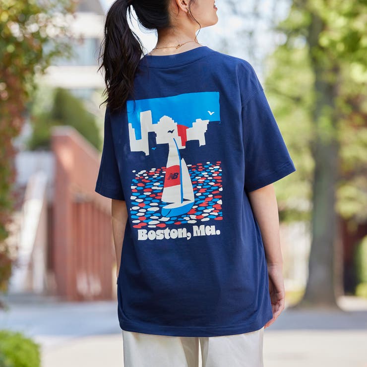 New Balance（ニューバランス）別注リラックスプリントTシャツ