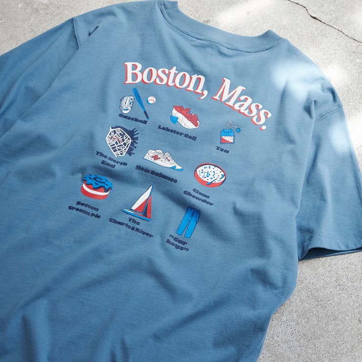 New Balance（ニューバランス）別注リラックスプリントTシャツ