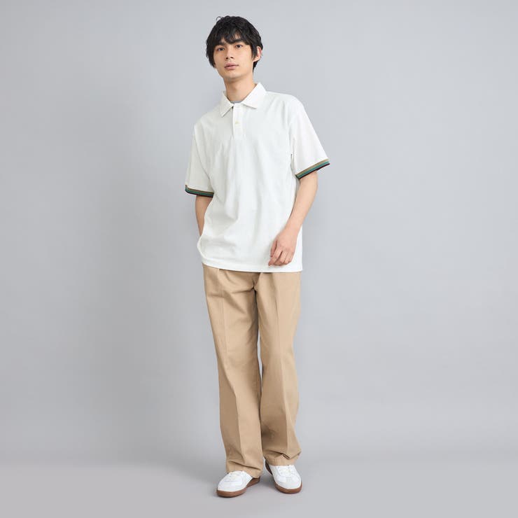 カラーリブニットポロシャツ | coen【men】 | 詳細画像9 