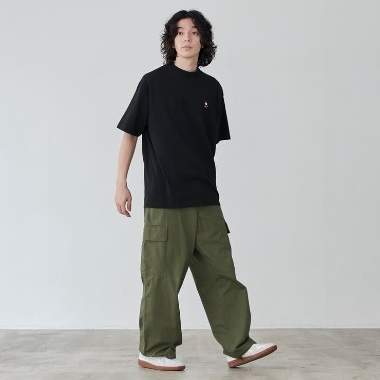 スポーツベア刺繍クルーネックTシャツ | coen【men】 | 詳細画像14 