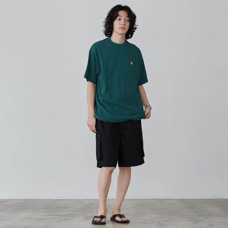 スポーツベア刺繍クルーネックTシャツ | coen【men】 | 詳細画像16 