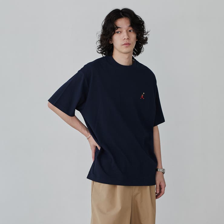 スポーツベア刺繍クルーネックTシャツ | coen【men】 | 詳細画像23 