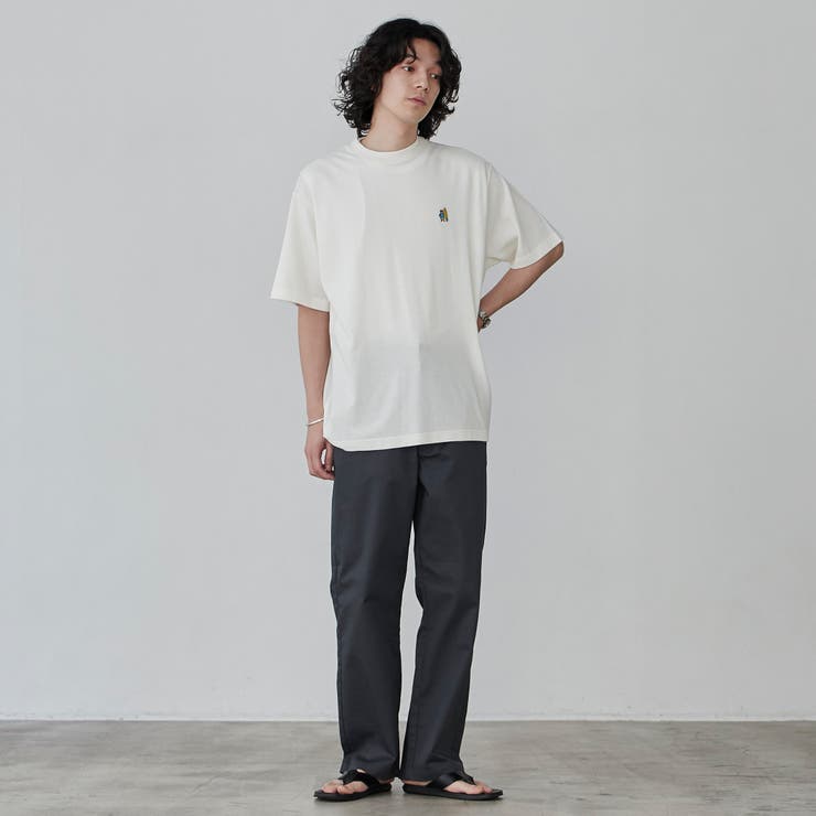 スポーツベア刺繍クルーネックTシャツ | coen【men】 | 詳細画像8 