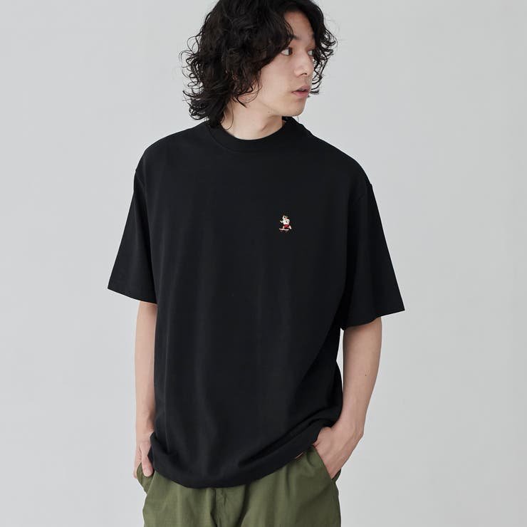 スポーツベア刺繍クルーネックTシャツ | coen【men】 | 詳細画像9 