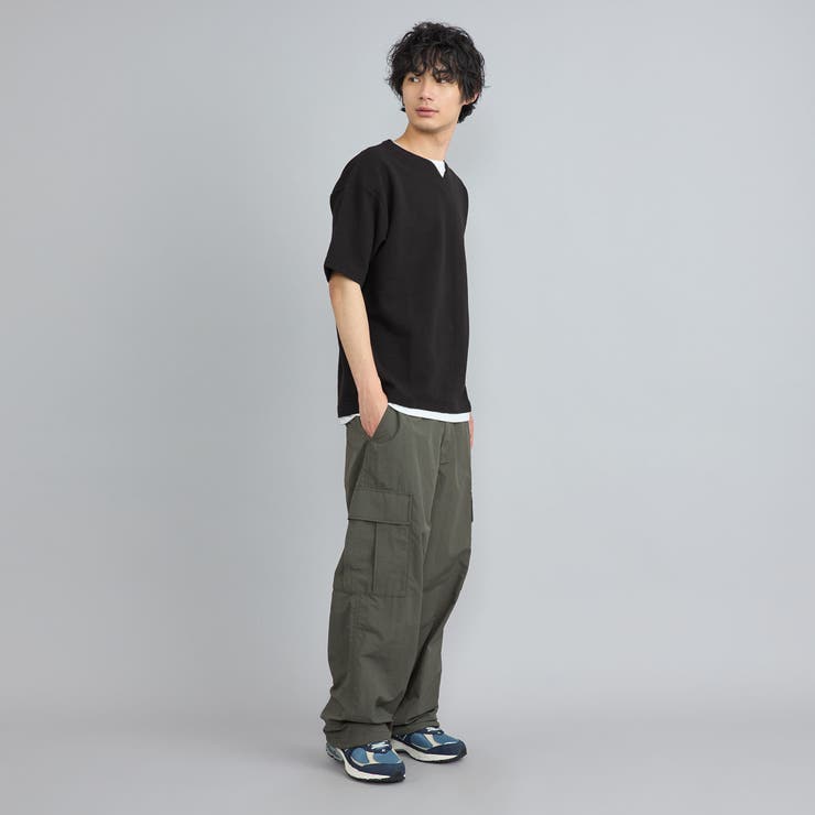 リップルフェイクレイヤードヘンリーネックTシャツ | coen【men】 | 詳細画像11 