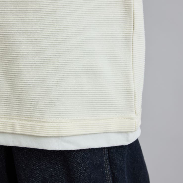 リップルフェイクレイヤードヘンリーネックTシャツ | coen【men】 | 詳細画像22 