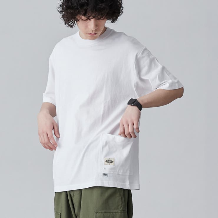 WHITE | USAコットンガーデンポケットTシャツ | coen【men】