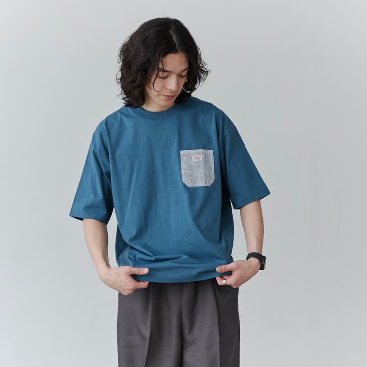 SMITH'S（スミス）別注ワークポケットTシャツ[品番：COEW0005333