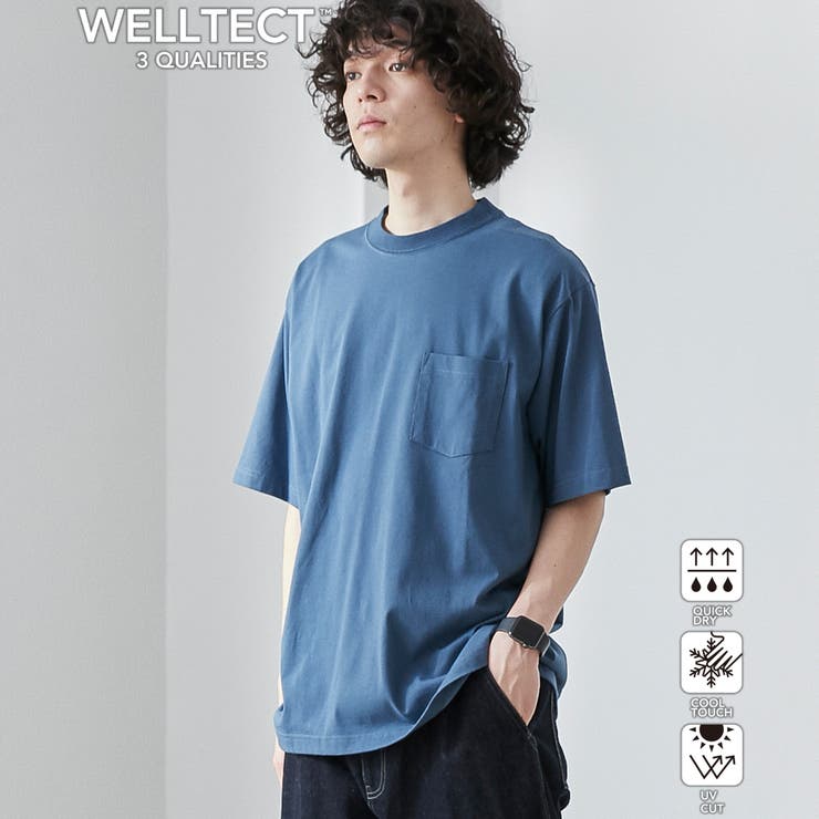 ROYAL | 【WELLTECT】ベーシックポケットTシャツ（WEB限定カラー） | coen【men】