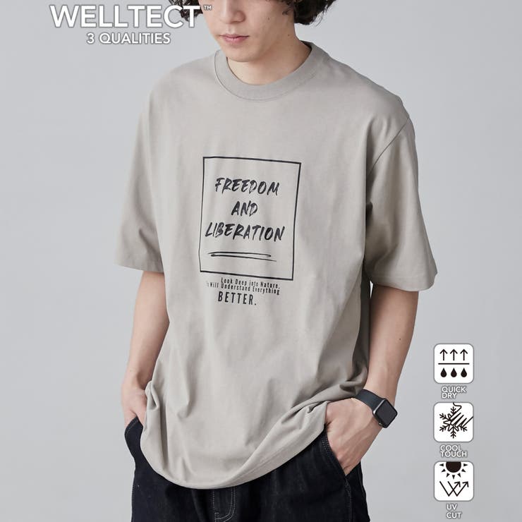 WELLTECT】boxロゴプリントTシャツ（WEB限定カラー）[品番