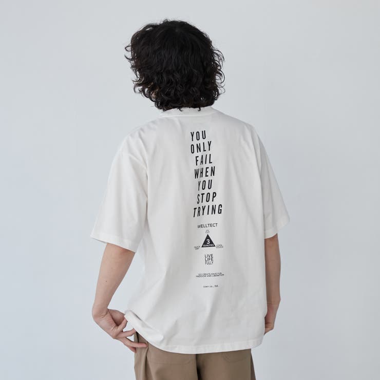【WELLTECT】ロゴバックプリントTシャツ（WEB限定カラー） | coen【men】 | 詳細画像4 