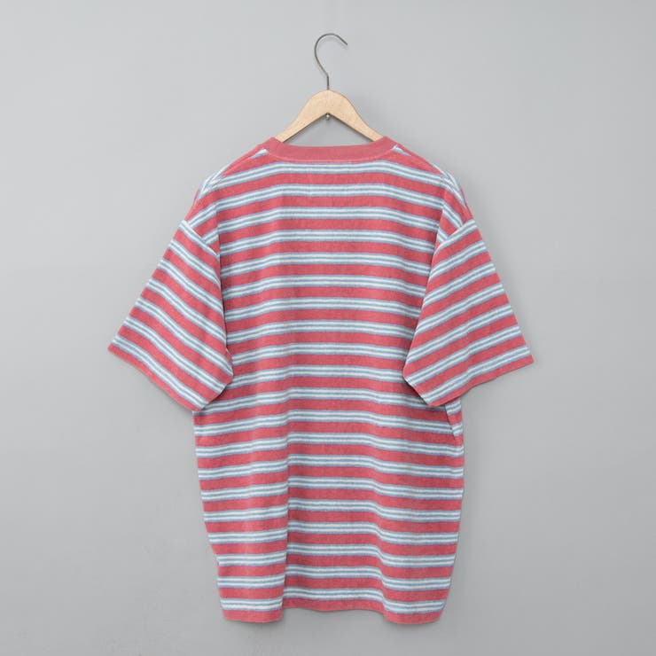 INSCRIRE パイルボーダーTシャツ INSCRIRE（アンスクリア）の「INSCRIRE / パイル ボーダー T