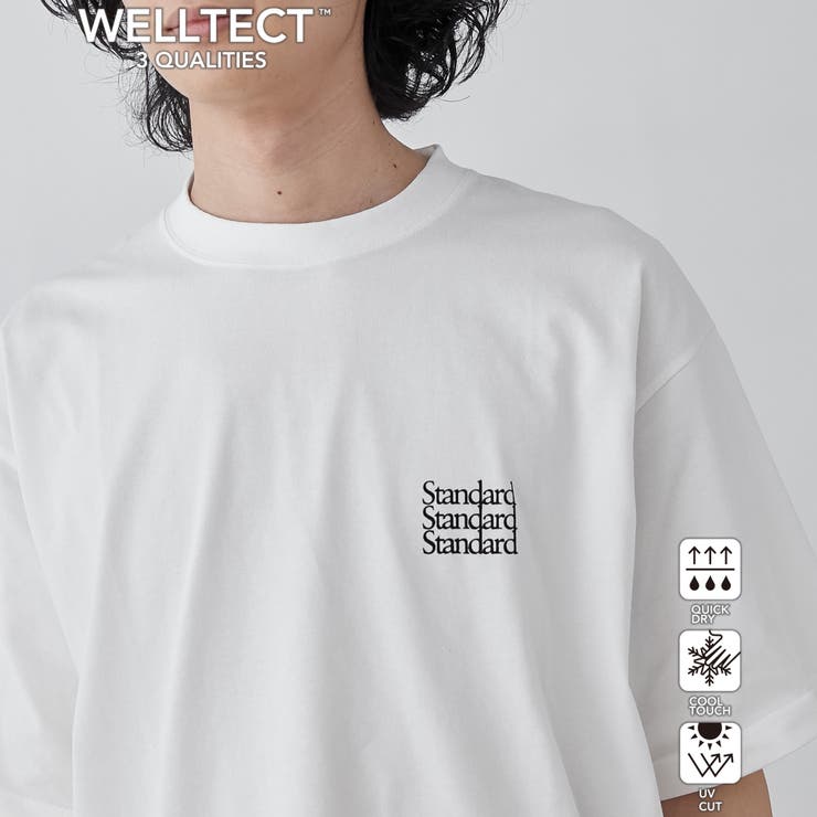 WHITE | 【WELLTECT】スタンダードプリントTシャツ | coen【men】