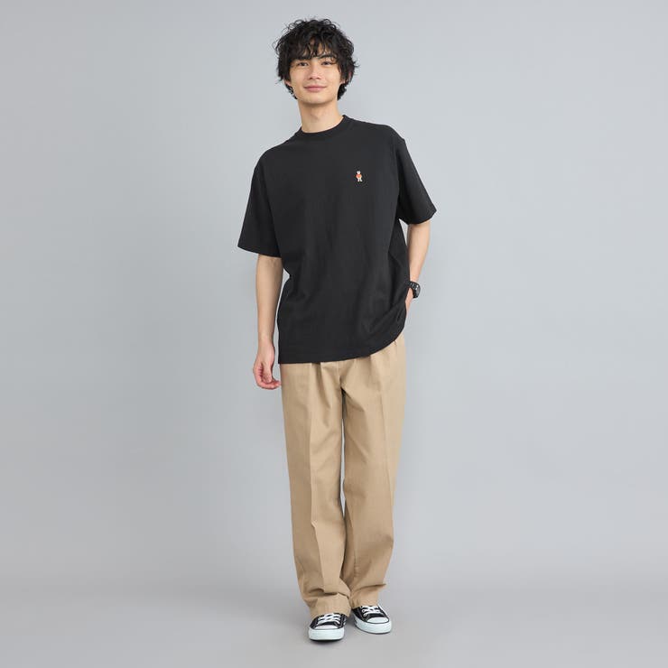 USAコットンワンポイントベア刺繍Tシャツ | coen【men】 | 詳細画像12 