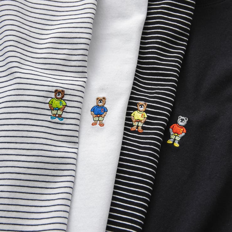 USAコットンワンポイントベア刺繍Tシャツ | coen【men】 | 詳細画像2 