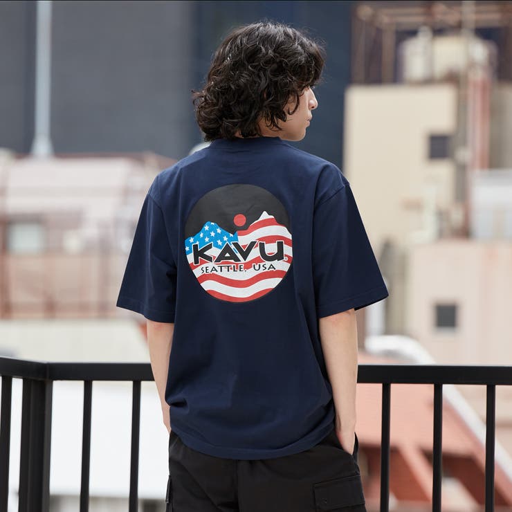カブー メンズ トゥルーロゴ ロングスリーブ Tシャツ