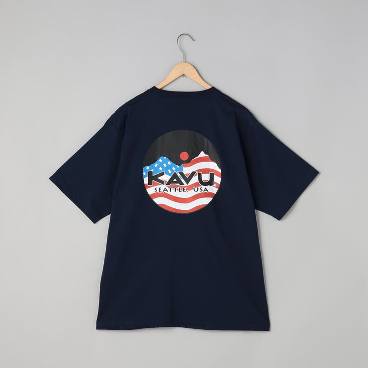 KAVU（カブー）別注USAロゴTシャツ[品番：COEW0005954]｜coen