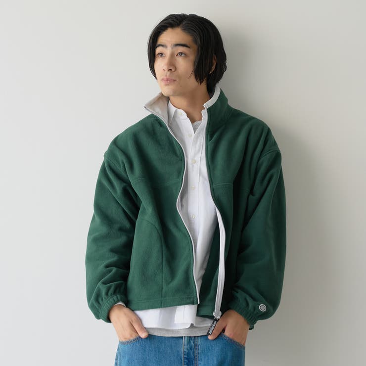 【WEB限定】DISCUS（ディスカス）ジップアップフリーススタンドカラージャケ… | coen【men】 | 詳細画像16 