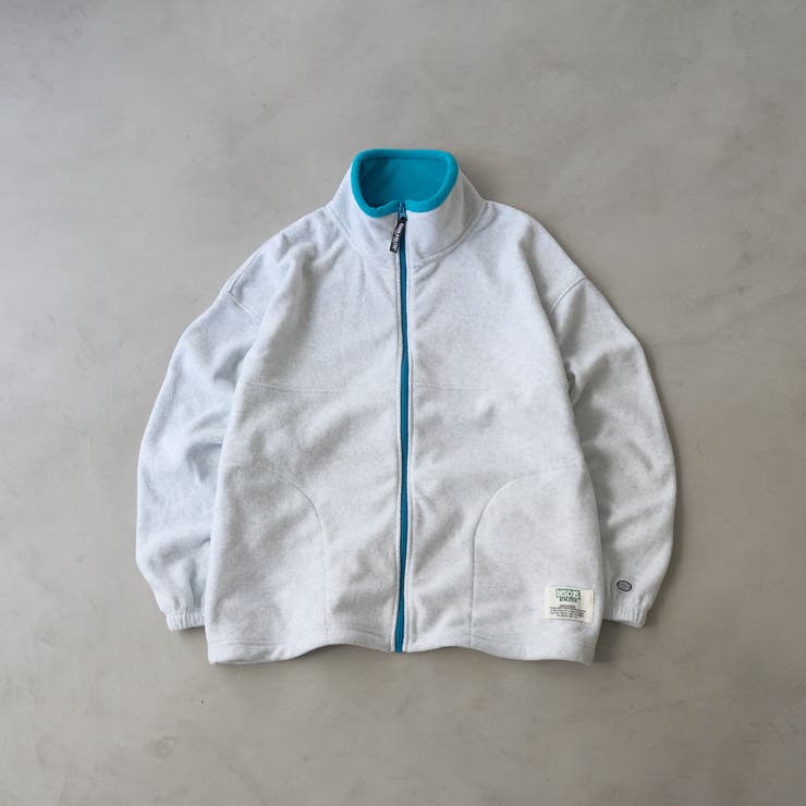 OFF WHITE | 【WEB限定】DISCUS（ディスカス）ジップアップフリーススタンドカラージャケ… | coen【men】