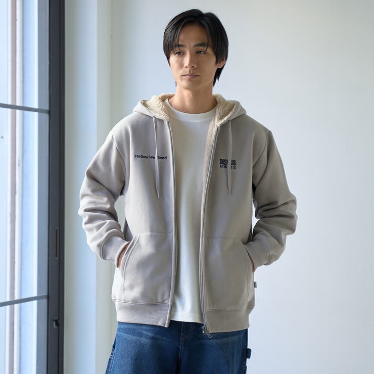 DISCUS（ディスカス）別注裏ボアジップアップパーカー | coen【men】 | 詳細画像15 