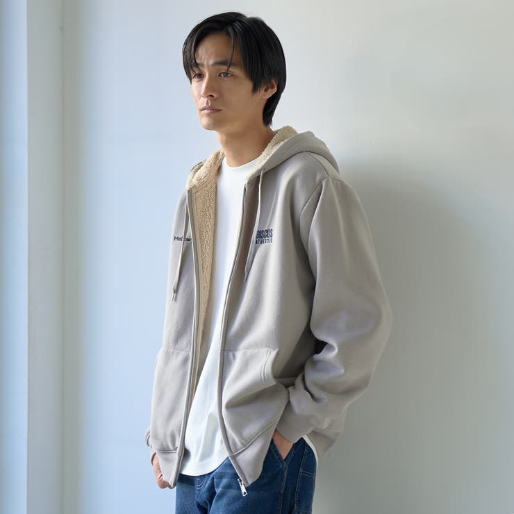 DISCUS（ディスカス）別注裏ボアジップアップパーカー | coen【men】 | 詳細画像16 