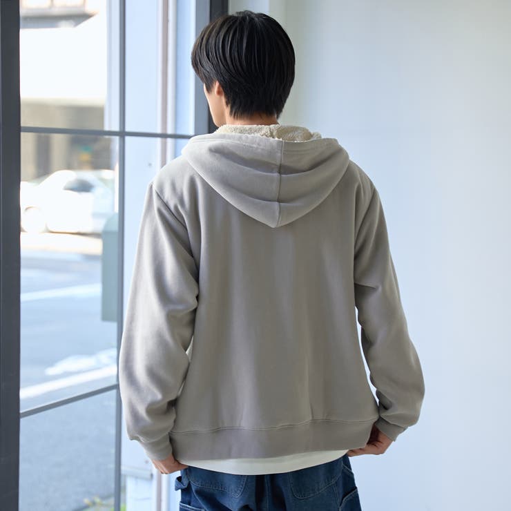 DISCUS（ディスカス）別注裏ボアジップアップパーカー | coen【men】 | 詳細画像18 