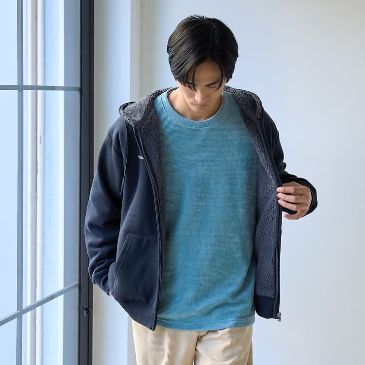 DISCUS（ディスカス）別注裏ボアジップアップパーカー | coen【men】 | 詳細画像24 