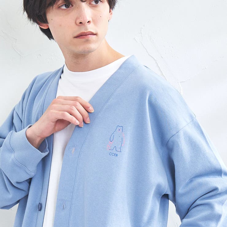Ryo Kaneyasuイラストプリント裏毛カーディガン 品番 Coew Coen Men コーエン のメンズファッション 通販 Shoplist ショップリスト