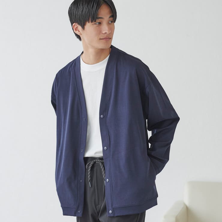 極楽FITスナップカーディガン23SS[品番：COEW0004167]｜coen【men