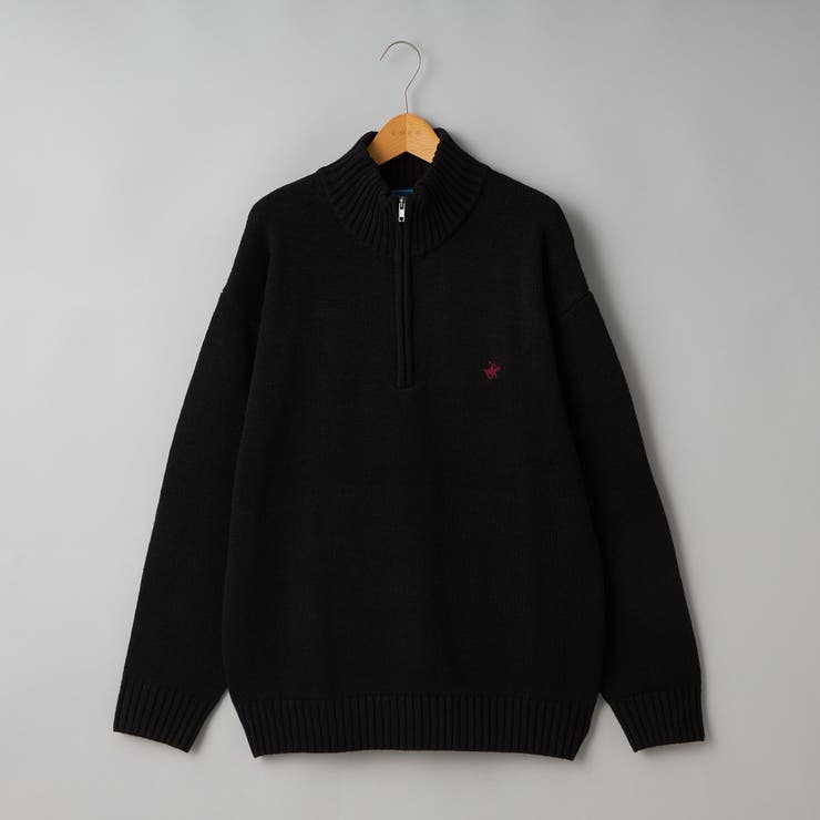 【WEB限定】POLO BCS ハーフジップスタンドカラーニット | coen【men】 | 詳細画像20 