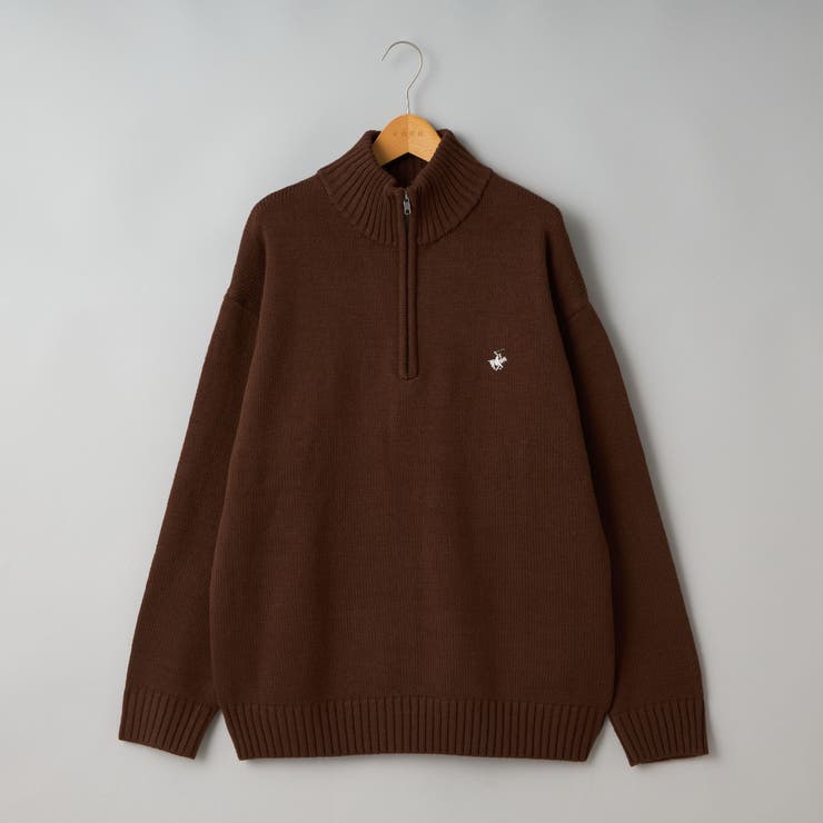 【WEB限定】POLO BCS ハーフジップスタンドカラーニット | coen【men】 | 詳細画像27 