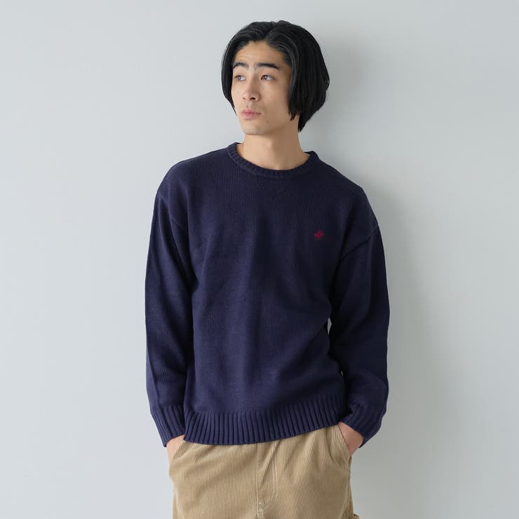 【WEB限定】POLO BCS ガゼットステッチクルーネックニット | coen【men】 | 詳細画像10 
