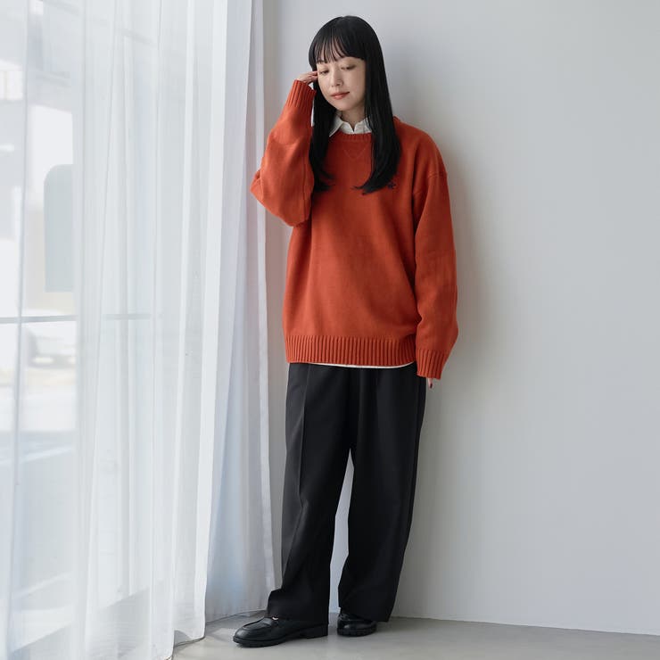 【WEB限定】POLO BCS ガゼットステッチクルーネックニット | coen【men】 | 詳細画像2 