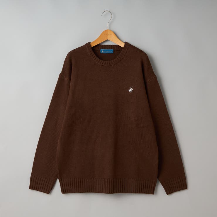 MOCA | 【WEB限定】POLO BCS ガゼットステッチクルーネックニット | coen【men】