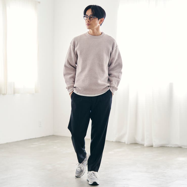 リバーシブルソフトタッチモールニットプルオーバー | coen【men】 | 詳細画像10 