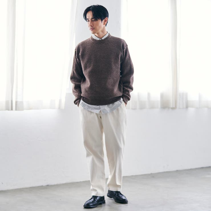 リバーシブルソフトタッチモールニットプルオーバー | coen【men】 | 詳細画像14 
