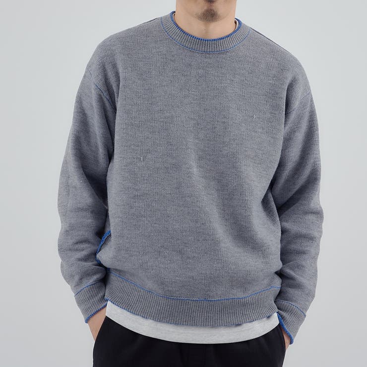 リバーシブルソフトタッチモールニットプルオーバー | coen【men】 | 詳細画像27 