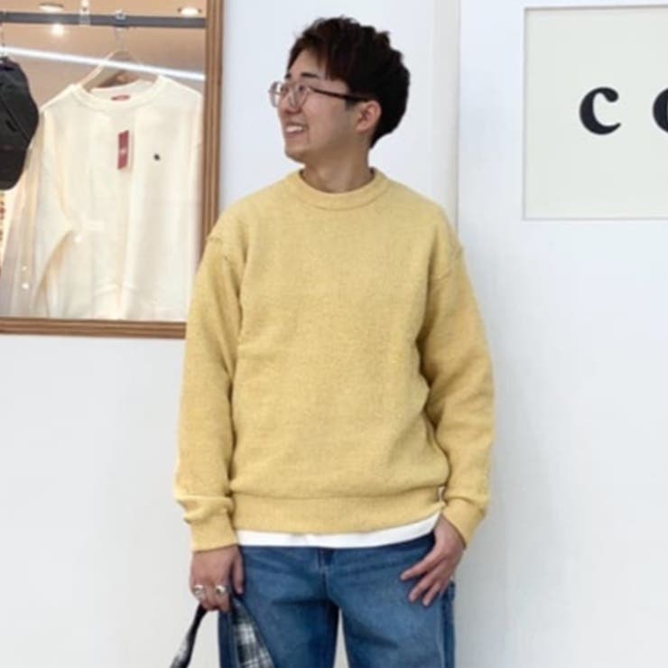 リバーシブルソフトタッチモールニットプルオーバー | coen【men】 | 詳細画像48 