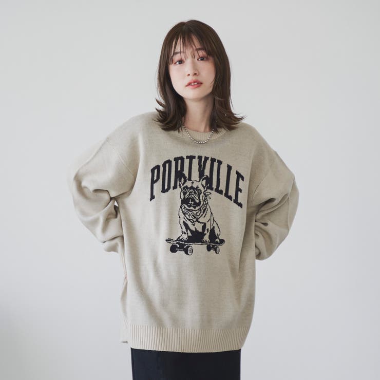 ドッグジャガードニットプルオーバー | coen【men】 | 詳細画像10 