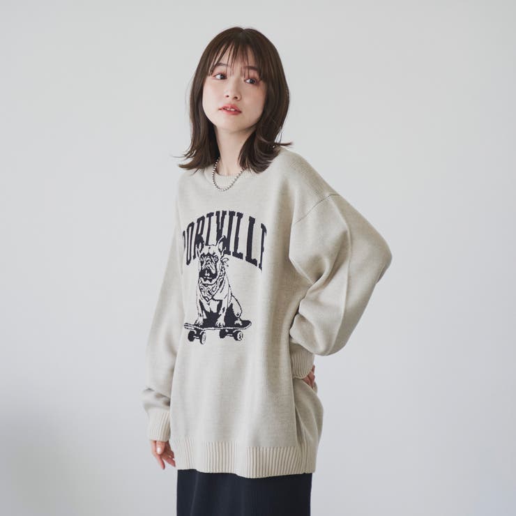 ドッグジャガードニットプルオーバー | coen【men】 | 詳細画像13 