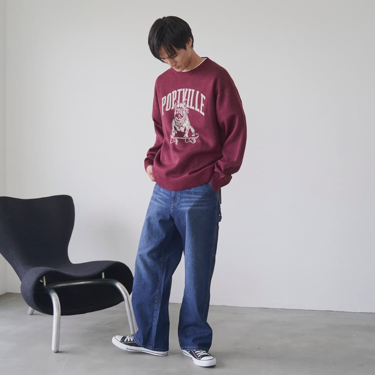 ドッグジャガードニットプルオーバー | coen【men】 | 詳細画像19 