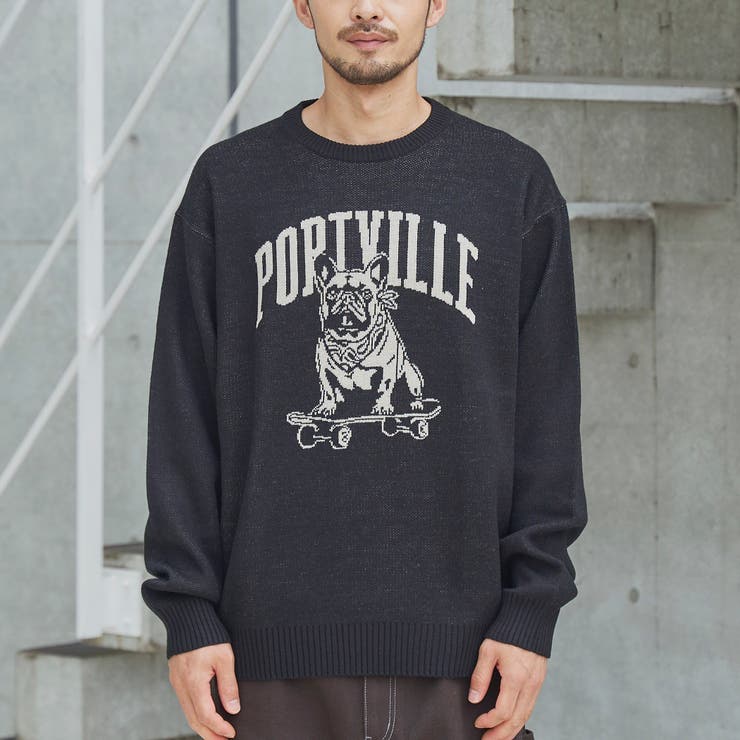 ドッグジャガードニットプルオーバー | coen【men】 | 詳細画像20 