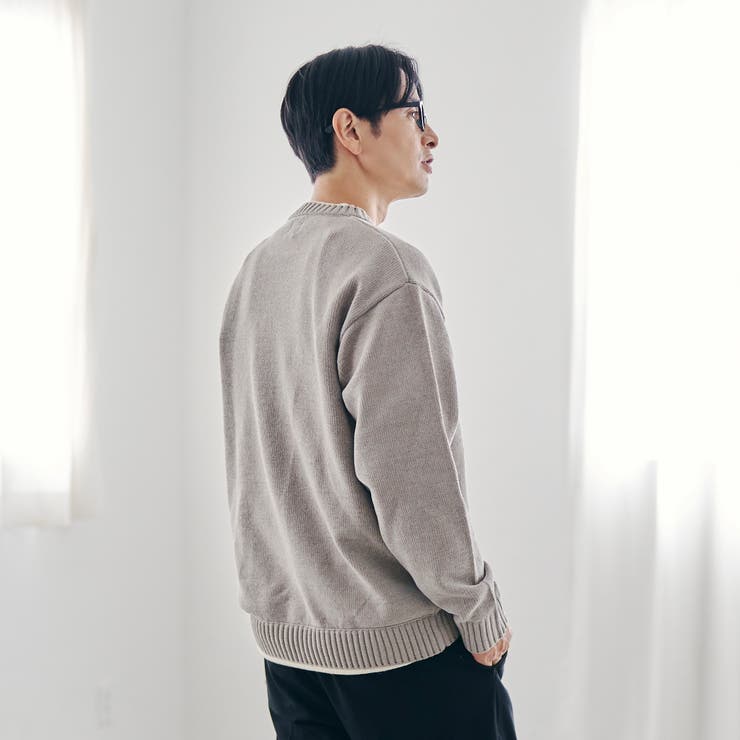 フェイクレイヤードモールニット | coen【men】 | 詳細画像14 