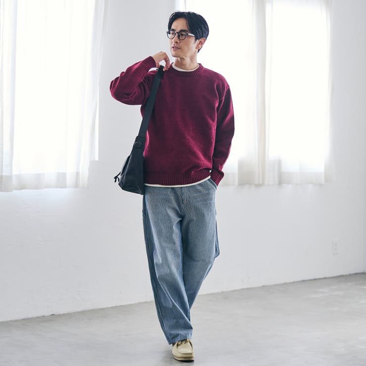 フェイクレイヤードモールニット | coen【men】 | 詳細画像24 