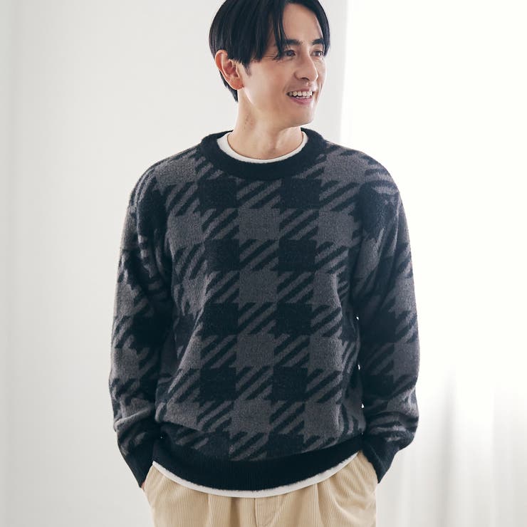 ショートフェザーニットプルオーバー | coen【men】 | 詳細画像1 