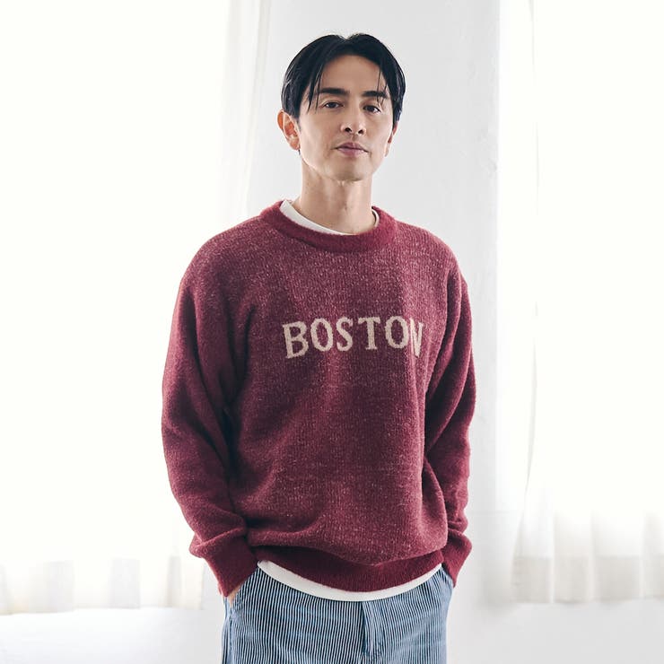 ショートフェザーニットロゴプルオーバー | coen【men】 | 詳細画像14 