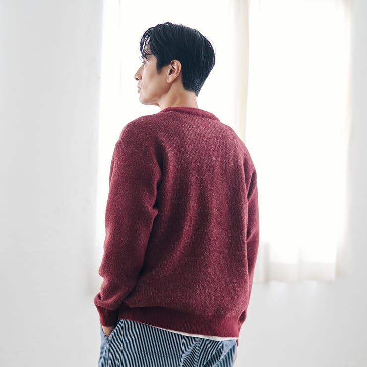 ショートフェザーニットロゴプルオーバー | coen【men】 | 詳細画像16 