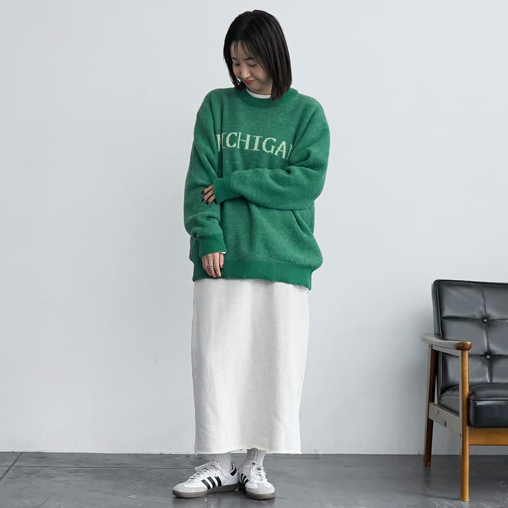 ショートフェザーニットロゴプルオーバー | coen【men】 | 詳細画像23 