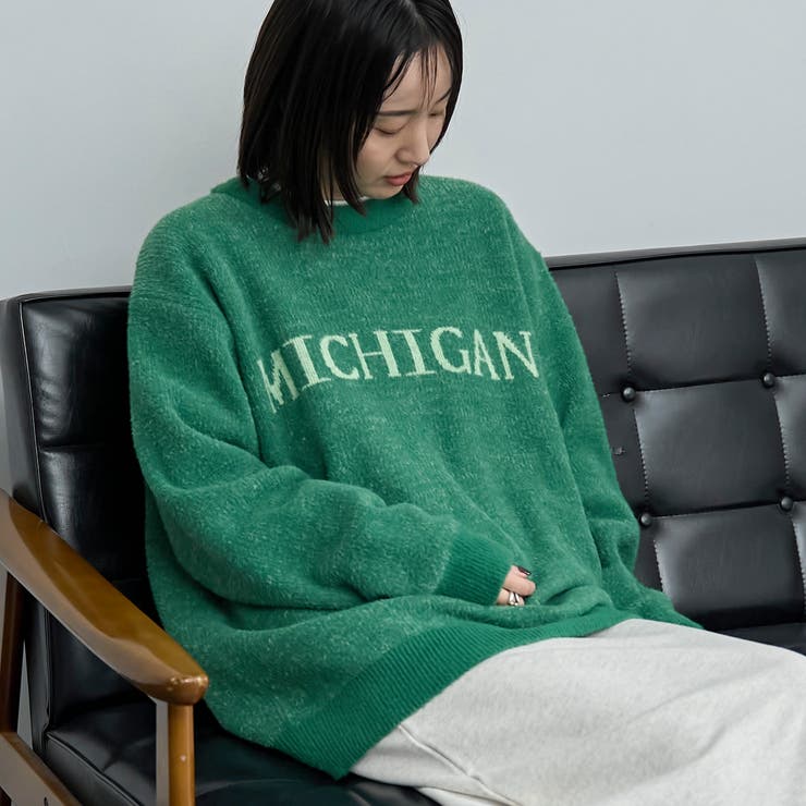 ショートフェザーニットロゴプルオーバー | coen【men】 | 詳細画像26 